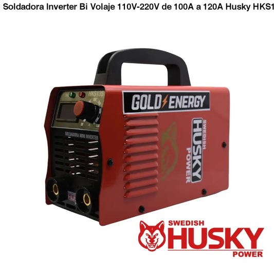 Soldadora Inverter Bi Volaje 110V-220V de 100A a 120A Husky