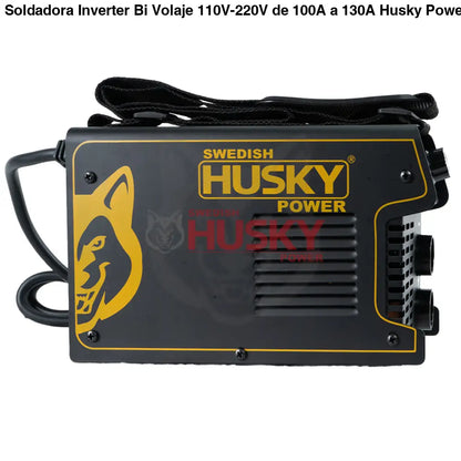 Soldadora Inverter Bi Volaje 110V-220V de 100A a 130A Husky HKS-140J
