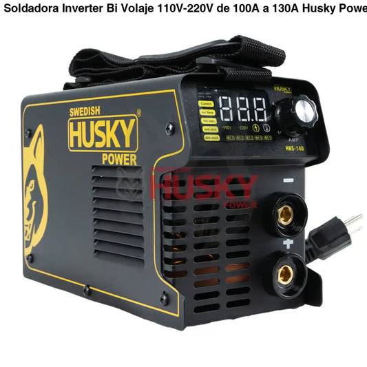 Soldadora Inverter Bi Volaje 110V-220V de 100A a 130A Husky HKS-140