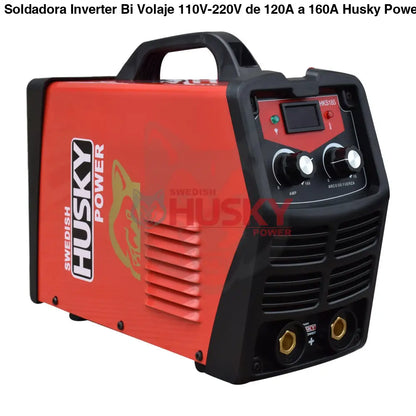 Soldadora Inverter Bi Volaje 110V-220V de 120A a 160A Husky HKS-185