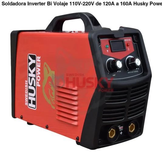 Soldadora Inverter Bi Volaje 110V-220V de 120A a 160A Husky HKS-185