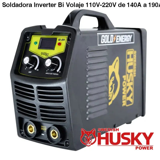 Soldadora Inverter Bi Volaje 110V-220V de 140A a 190A Husky