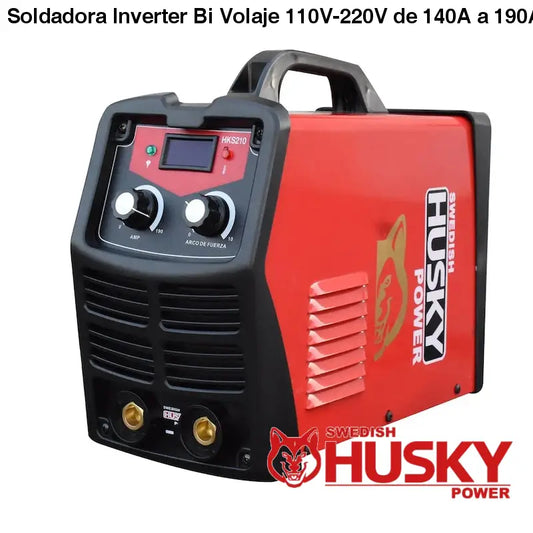 Soldadora Inverter Bi Volaje 110V-220V de 140A a 190A Husky