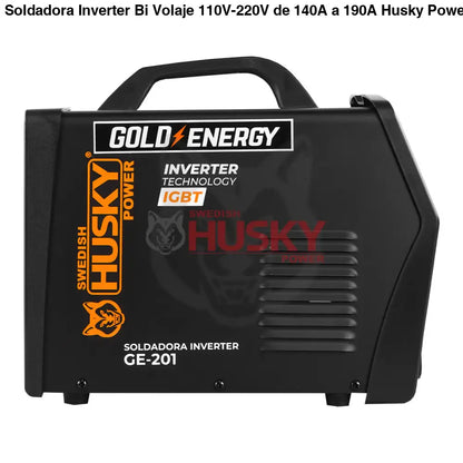 Soldadora Inverter Bi Volaje 110V-220V de 140A a 190A Husky GE-201