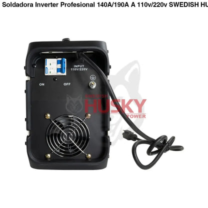 Soldadora Inverter Profesional 140A/190A  A 110v/220v SWEDISH HUSKY TITANIUM TT210