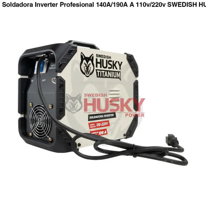 Soldadora Inverter Profesional 140A/190A  A 110v/220v SWEDISH HUSKY TITANIUM TT210