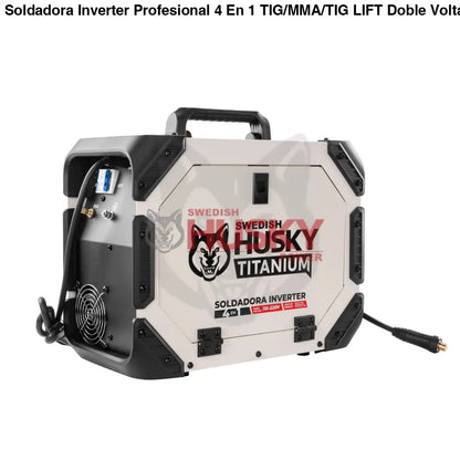 Soldadora Inverter Profesional 4 En 1 TIG/MMA/TIG LIFT Doble Voltaje  120A/160A  110v/220v SWEDISH HUSKY TITANIUM TM4160
