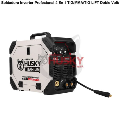 Soldadora Inverter Profesional 4 En 1 TIG/MMA/TIG LIFT Doble Voltaje  120A/160A  110v/220v SWEDISH HUSKY TITANIUM TM4160