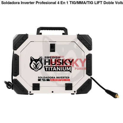 Soldadora Inverter Profesional 4 En 1 TIG/MMA/TIG LIFT Doble Voltaje  120A/160A  110v/220v SWEDISH HUSKY TITANIUM TM4160