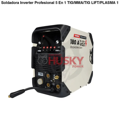 Soldadora Inverter Profesional 5 En 1 TIG/MMA/TIG LIFT/PLASMA  110v/220v SWEDISH HUSKY TITANIUM TM5180