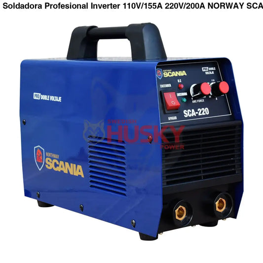 Soldadora  Profesional Inverter 110V/155A 220V/200A NORWAY SCANIA SCA-220
