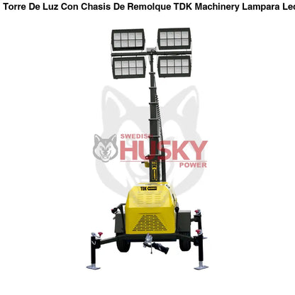 Torre De Luz Con Chasis De Remolque Mod. TDK Lampara Led 4X400W TDKTL700D