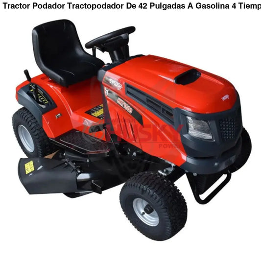 Tractor Podador Tractopodador De 42 Pulgadas A Gasolina 4 Tiempos 480cc 16Hp Husky HKT1600