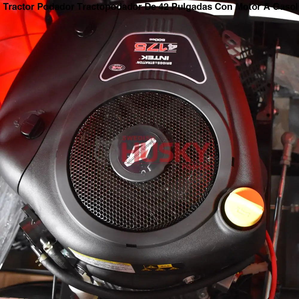 Tractor Podador Tractopodador De 42 Pulgadas Con Motor  A Gasolina Briggs & Stratton 4 Tiempos 500cc 17.5Hp Husky HKT1750B