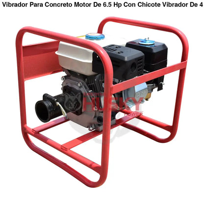 Vibrador Para Concreto Motor De 6.5 Hp Con Chicote Vibrador De 4 Metros 38MM Husky HKV384-65 - CONSTRUCCION