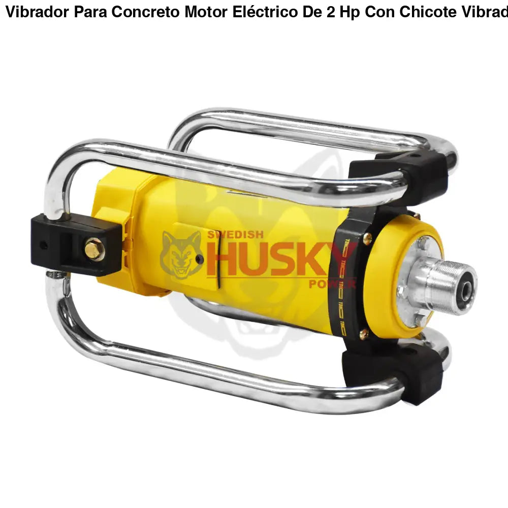 Vibrador Para Concreto Motor Eléctrico De 2 Hp  Con Chicote Vibrador De 2.5 Metros 38MM Husky DYNA125