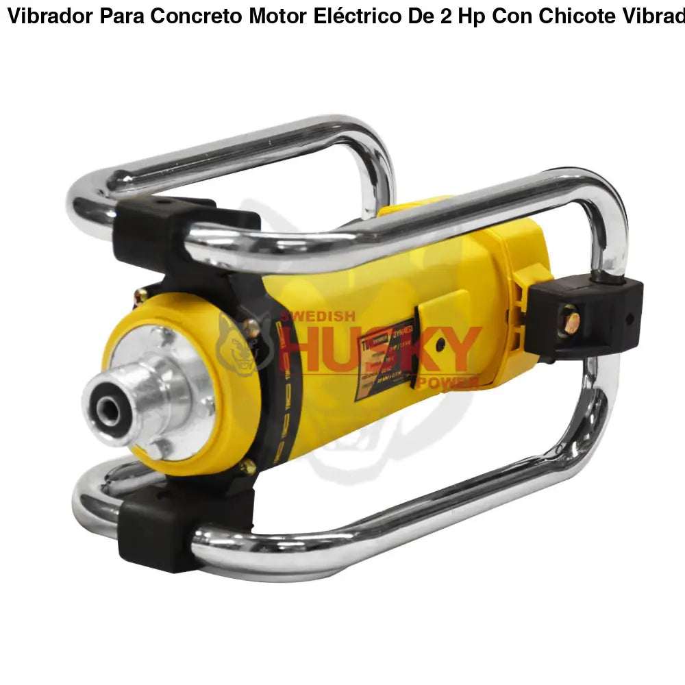 Vibrador Para Concreto Motor Eléctrico De 2 Hp  Con Chicote Vibrador De 2.5 Metros 38MM Husky DYNA125
